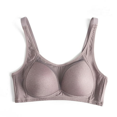 GENGING Ladies Tops Clearance Women s Breathable And Comfortable Tween Underwear Large Size Wireless Bra Sports Yoga Bra