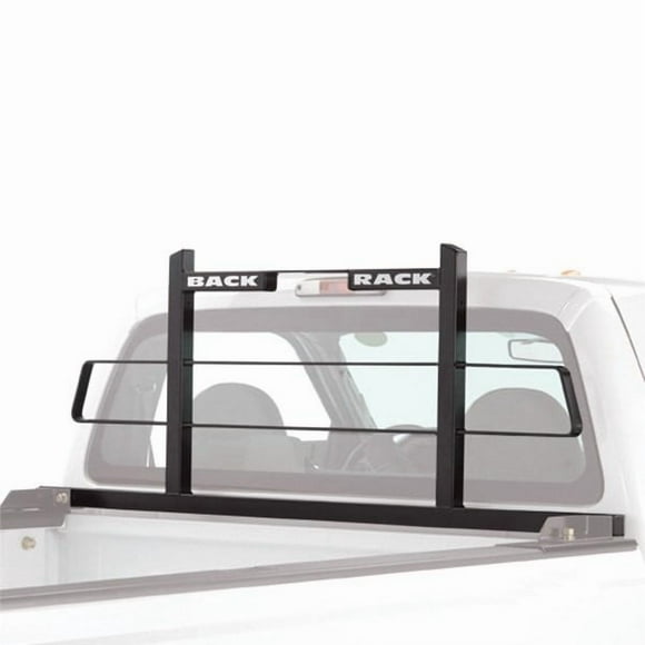 BackRack Headache Rack 15024 Original Rack - Short; Frame Only; Horizontal Bar; Powder Coated; Black; Steel; For Use Only With Tonneau Cover; Requires Mounting Kit