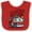 Red and White, variant on Inktastic Little Brother Fire Truck Boys Baby Bib