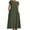 Green, variant on XJDJHC Dresses For Women Casual Solid Color Sleeveless Loose Linen Dress With Side Pockets Fashion Outfits