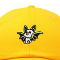 thumbnail image 2 of Dalix Honduran Bat Cap Embroidered Dad Baseball Hat Cotton Adjustable Womens in Gold, 2 of 5