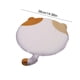 thumbnail image 3 of Funda de almohada con forma de cata, cojín para silla de comedor grueso, funda de silla lavable a máquina, cojín flocado, 3 of 6