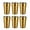 set of 6 Gold, variant on 10oz Stainless Steel Cup Set, 2Pcs Double Wall Metal Cup,Vacuum Stackable Insulated Portable Drinking Tumblers Unbreakable Glasses,for Home Outdoor Restaurant(Silver)