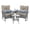 Other, variant on HOYOA Dining Table, 43" Round Dining Table, Solid Wood Thickened Table Top Kitchen Dining Table,Dining Table for Dining Room, Home(Only Table),Rustic Brown