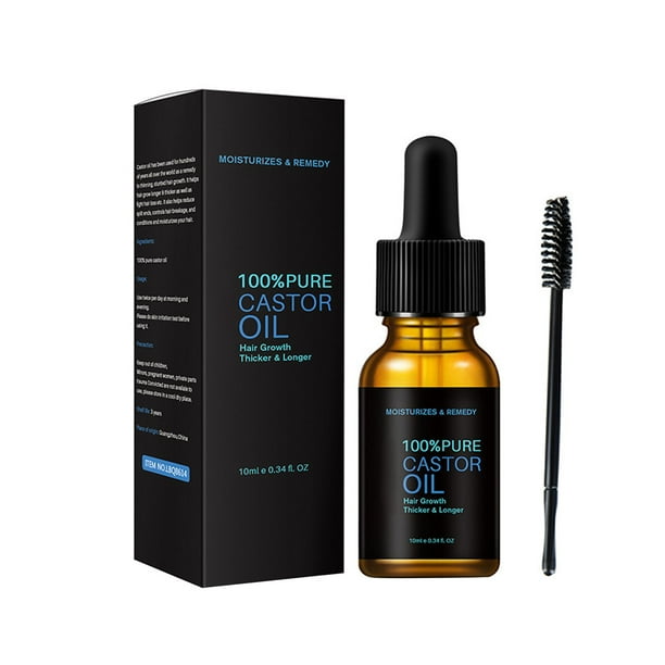 Castor Oil Natural Hair Growth Eyebrow Enhancer Lift Organic 10ml