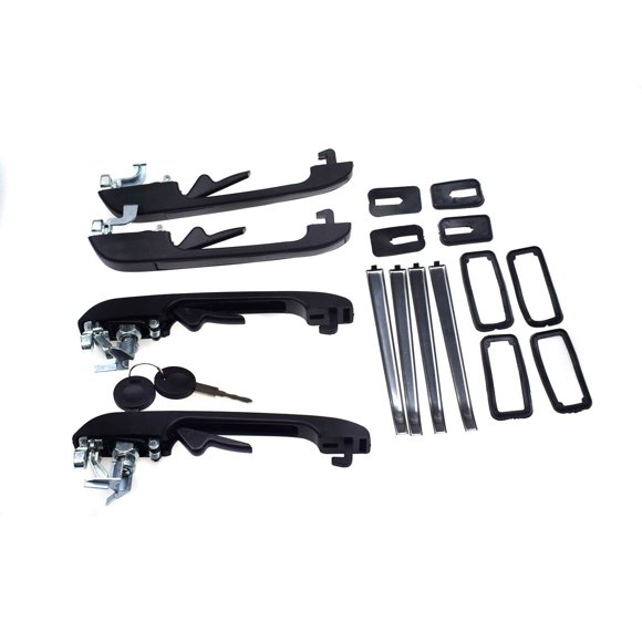 Suitable for VW for Golf for JETTA Rabbit 4 pieces front and rear left outer door handles -