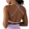 thumbnail image 4 of XuJwPNcy Sports Bra for Women Backless Non Padded Square Neck Cropped Tops Workout Yoga Crop Bralettes, 4 of 7