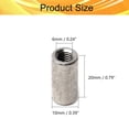thumbnail image 2 of HUGFEGWE Round Connector Nuts Threaded Sleeve Rod Coupling Nut for Connect Two Threaded Shafts 10PCS CJB91-25816, 2 of 7