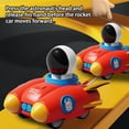 thumbnail image 4 of DEBGFS Jouets de Voiture Spatiale à Presser et à Emporter pour Tout-Petits, Ensemble de Jouets de Voiture à Friction et Inertie, Voitures à Rétrofriction, Ensemble de Jeu de Voiture à Thème Spatial, Voitures à Pousser pour Tout-Petits, Fusée Spatiale, Jouet de Navire avec Astronautes, Rouge, freesize, 4 of 8