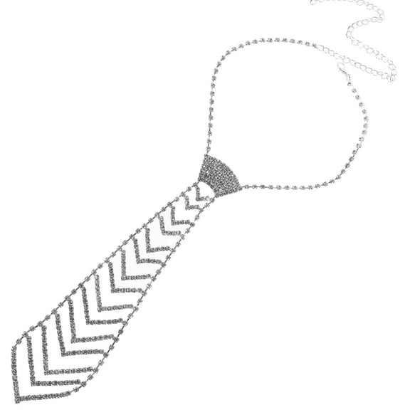 LULULION Costume Jewellery For Women Necklace Silver 1Pack 6.7 x 1.8 x 0.3in