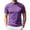 Dark Purple, variant on Mens Elastic T-Shirt Short Sleeve Basic Mock Neck T-Shirt Solid Color Slim Fit Undershirt Pullover Summer Thin Breathable Tops,Dark Purple,S