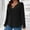 Black, variant on Womens Plus Size Sweaters, Casual Fall Winter V-neck Long Sleeve Pullover Top Black 5XL