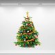thumbnail image 3 of Pegatinas de pared de árbol de Navidad para sala de estar, calcomanías de pared para decoración del hogar, ventana de vidrio, escaparate de tienda, decoración del hogar, nuevo, 3 of 4