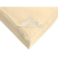 thumbnail image 6 of DNG Creations Zipper Fitted Sheet - Includes ( 1 Elastic Fitted Sheet And 1 Base Zipper On Sheet )100% Egyptian Cotton 6 Inch Deep Pocket ( Solid Ivory - Queen ), 6 of 9