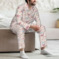 thumbnail image 7 of Kdxio Poodle In Ballet Skirts Dancing Men’s Pajama Set Pajamas For Men 2 Piece PJ Set with Men Pajama Pants and Long Sleeve T-Shirt Lounge Set-XX-Large, 7 of 7