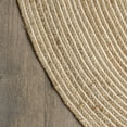thumbnail image 3 of nuLOOM Alanis Farmhouse Jute Area Rug, 5' x 8', Oval, Alanis Natural, 3 of 5