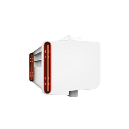 Sharper Image - PORTAL Window Fan with Reversible Exhaust - Ice White
