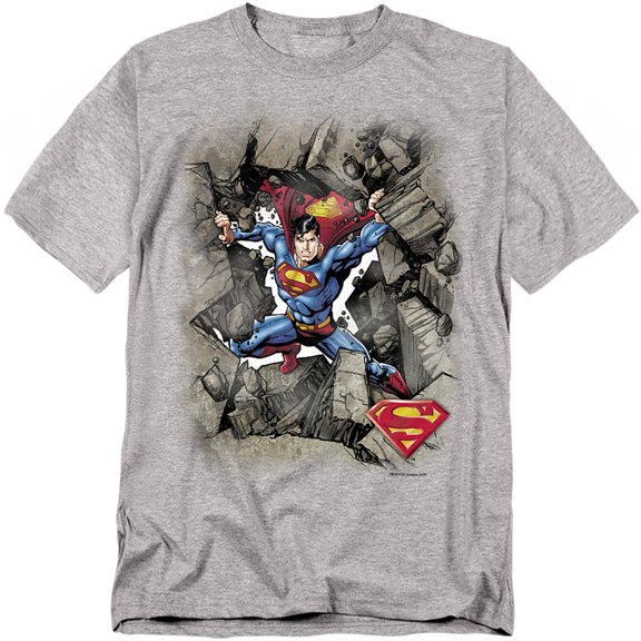 Superman T-Shirt Break Through Unisex Graphic Tee For Men & Women