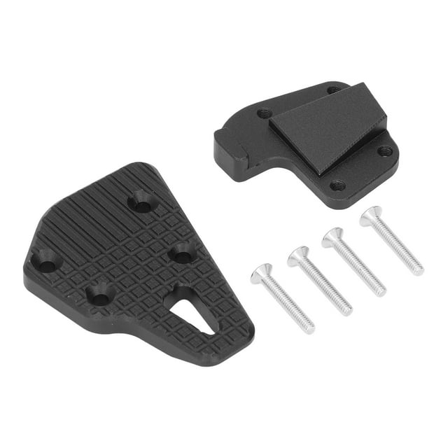 Rear Brake Lever Foot Pedal, CNC Aluminum Alloy High Strength Rear Brake Enlarge Pad Nonslip For Motorcycle Black,Red,Silver