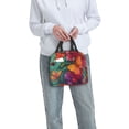 thumbnail image 5 of Naloa Butterfly Flower Cascade Print Lunch Box for Women Men,Insulated Lunch Bag,Lunchbox,Thermal Leakproof Cooler,Reusable Lunch Tote Bag for Work School Travel Picnic, 5 of 7