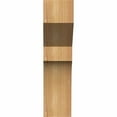 thumbnail image 2 of 4"W x 6"D x 14"H Monterey Rough Sawn Corbel, Western Red Cedar, 2 of 9
