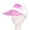 pink, variant on Ludlz Unisex Candy Color Sun Visors Hats Plastic Clear UV Cap for Sports Outdoor Activities
