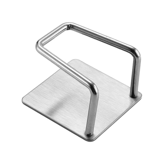 Clearance Under $2, 1 Pack Kitchen Sink Sponge Holder, Adhesive Stainless Steel Caddy, Rustproof No-Drilling Wall Mount Organizer for Scrubbers and Dishcloths, 5x5x3.5cm(Silver)