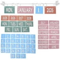 thumbnail image 2 of Shisuyan 1 Set Classroom Flip Calendar Bulletin Board Set Easy to Install for Teaching Time Concepts Classroom Decoration Preschool and Homeschool Use, 2 of 9