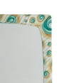 thumbnail image 2 of Ambesonne Geometric Fitted Sheet, Spiral Circle Tile, Twin XL Size, Teal Orange, 2 of 2