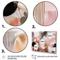 thumbnail image 3 of Designart Pink Modern Gold framed wall art, Abstract Gold framed wall art, Scenic Lines in Pink Gold I , Abstract Modern Shapes Transitional framed wall art decor, 40x30 inches Gold Frame, 3 of 5