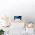 thumbnail image 3 of Draw Paper Box Pulls Smoothly Tissue Storage Case Plastic Napkin Paper Organizer Stable for Kitchen Bedside Table Restaurant, 3 of 8