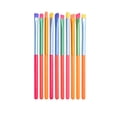 thumbnail image 2 of Makeup Brushes Set - 10 Pcs Premium Synthetic Colorful Makeup Brushes, Concealer, Foundation, Powder, Eye Shadow & Eyebrow Brushes, Makeup Brush Kit, Brush Set Make Up Professional Makeup Brushes, 2 of 9