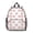 Pink Cat Head, variant on Galaxy Cat Head Black Pattern Backpack for School, Cute School Bag with Adjustable Shoulder Straps and Padded Back, 13.8"x11.4"x6"