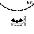 thumbnail image 3 of AKEGAMN “Halloween Fright Night” Creative Skeleton Theme Flag Banner Decoration Set Holiday Scene Layout Wall Stickers Hanging Decorations New Design, Showing Taste: As a new Halloween product, a la, 3 of 4