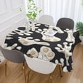 thumbnail image 5 of BZSMCE Square Tablecloth Cute Bones and Paw Pattern Pattern Tableclothes, 5 of 9