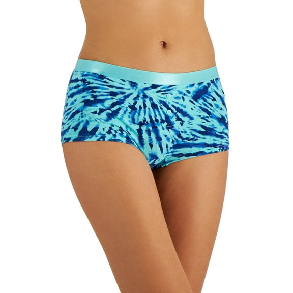Jenni Womens Printed Boyshorts Underwear Burst XXL