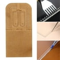 thumbnail image 5 of 1PC Leather Craft Punching Ruler Clear Acrylic Leather Craft Making Template Stencil Tool Supplies 3.85mm, 5 of 10