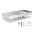 thumbnail image 3 of Floating Wall Shelves, Stainless Steel 30cm Waterproof Easy Installation Rust Proof Universal Bathroom Shower Shelf  For Home Use, 3 of 8
