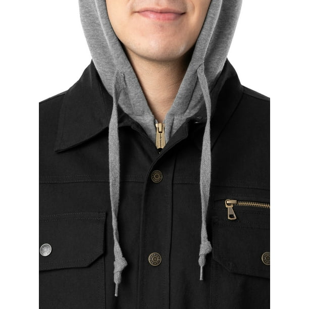 Wells Lamont Quilted Flex Canvas Thermal Sherpa Lined Shirt Jacket