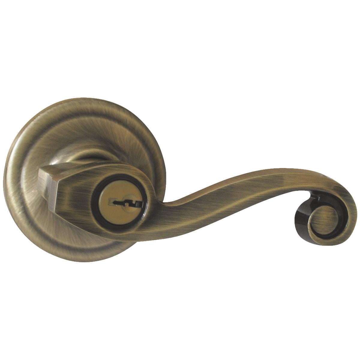Kwikset Pismo Dummy Door Knob - Satin Brass, Non-Turning Handle For Closets & French Doors, Easy Install - View #9
