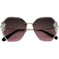 thumbnail image 2 of 2022 Nuevas gafas de sol de mujer para verano en la playa con estuches para gafas, S, 2 of 5