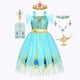 thumbnail image 1 of Vestido de jazmín de Disney, lámpara mágica de princesa de Aladino, disfraz de Cosplay de Halloween para fiesta de cumpleaños para niñas, ropa de Carnaval para niños, Vestidos5-6T (etiqueta 130) Gao Jinjia LED, 1 of 2