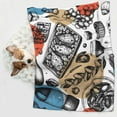 thumbnail image 6 of Naloa French Food Dog Blanket, 3 Sizes Cat Blanket for Indoor Cats Large Medium Small Dog Gifts-Small, 6 of 8