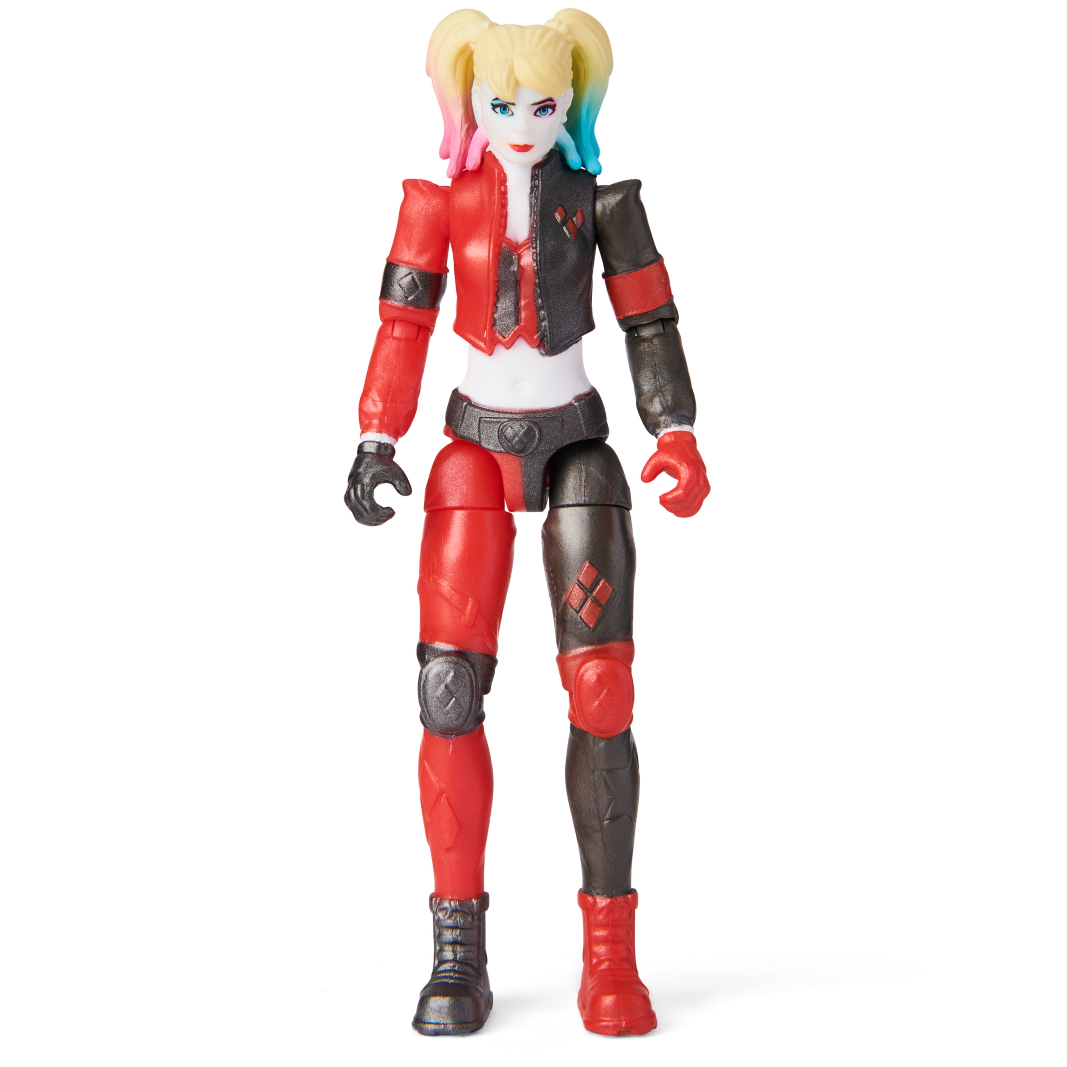 Batman 4-inch Harley Quinn Action Figure with 3 Mystery Accessories, for  Kids Aged 3 and up 