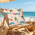 thumbnail image 4 of 17.7 Inch Summer Waterproof Outdoor Pillow Cover, Decorative Patio Seat Cushion Case, UV Resistant Throw Pillowcase for Courtyard, Balcony, Garden, Porch & Outdoor Furniture Decor, E, 4 of 7