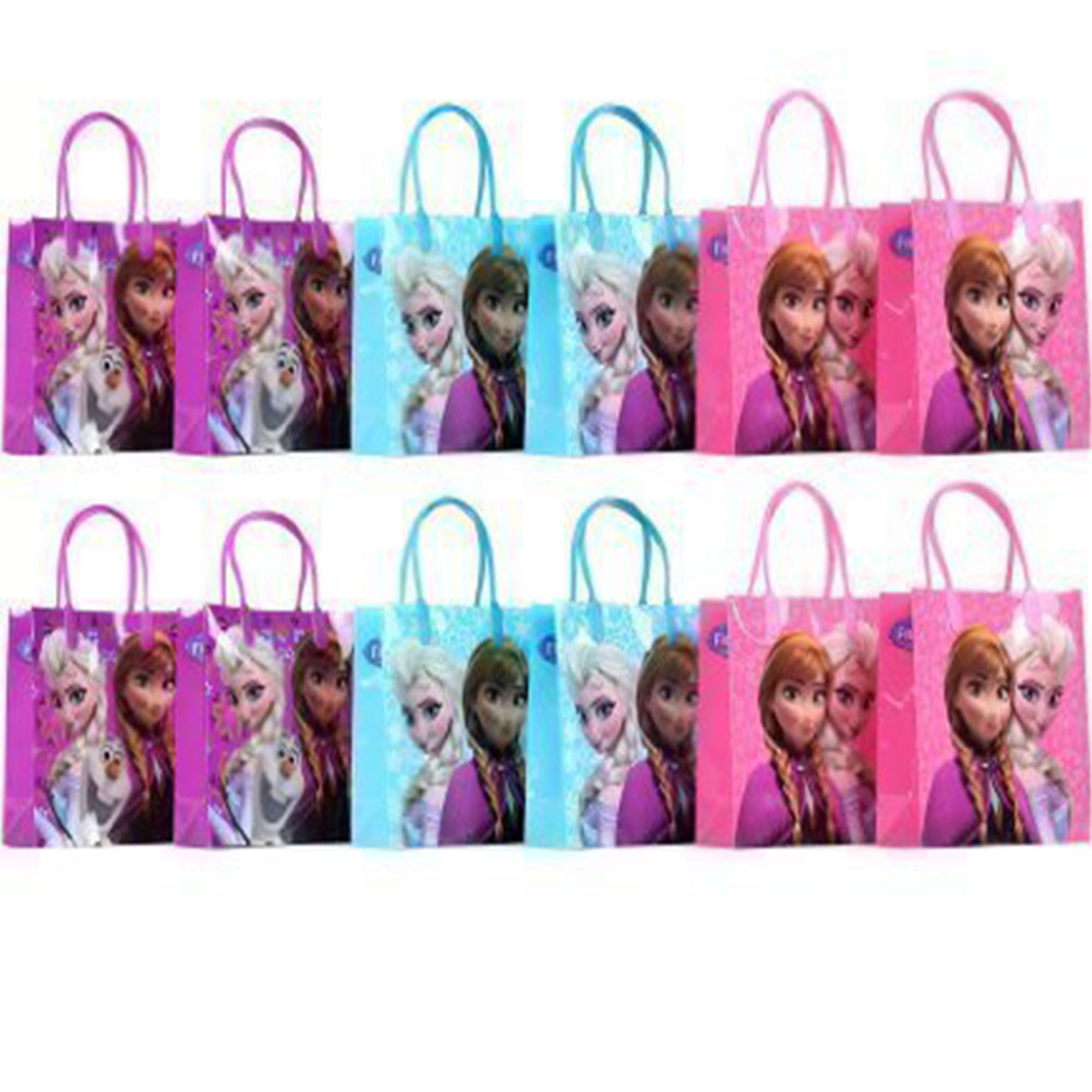 Disney Frozen 12 Reusable Party Favors Medium Goodie Gift Bags 8