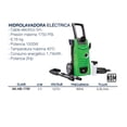 thumbnail image 2 of Hidrolavadora Electrica Alfa  1750 PSI 2 Hp 1500w, 2 of 2