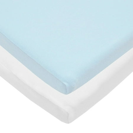 Blue And White Ed Cradle Sheets Value Jersey Knit 2 Pack Blue And White Ed Cradle Sheets Value Jersey Knit 2 Pack Includes Two That Are Made From 100 Cotton Fabric To Make