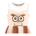 thumbnail image 6 of Sunny Fashion Girls Dress Owl Themed Tulle Embroidered Sleeveless Halloween Costume Party Daily 8 Years, 6 of 7