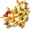 Gold, variant on KAQISIMILA Butterfly Wall Decor 24 PCS, 3D Butterflies Stickers for Party Decorations with Magnets (Circl, 24)
